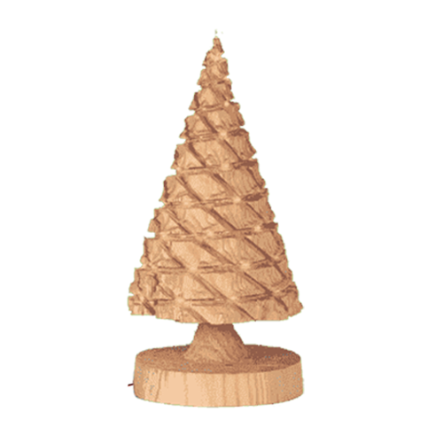 Kerstboompje 60 cm naturel met USB LED-verlichting